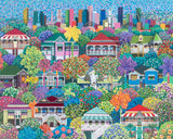 Confetti Avenues | Debra Hood Art | 1000 Pieces | Jigsaw Puzzle - Puzzles +