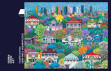 Confetti Avenues | Debra Hood Art | 1000 Pieces | Jigsaw Puzzle - Puzzles +