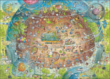 Cosmic Habitat - Funky Zoo | Marino Degano | Heye | 1000 Pieces | Jigsaw Puzzle - Puzzles +