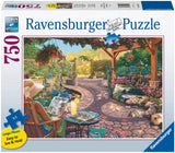 Cosy Backyard Bliss | Ravensburger | 750 Extra Large Pieces | Jigsaw Puzzle - Puzzles +