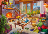 Cosy Cabin | Ravensburger | 1000 Pieces | Jigsaw Puzzle - Puzzles +
