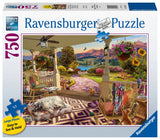 Cosy Front Porch | Ravensburger | 750 Extra Large Pieces | Jigsaw Puzzle - Puzzles +