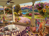 Cosy Front Porch | Ravensburger | 750 Extra Large Pieces | Jigsaw Puzzle - Puzzles +
