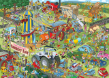 Country Show Chaos - Jokesaws | Andy Tudor | Gibsons | 1000 Pieces | Jigsaw Puzzle - Puzzles +