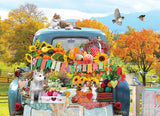 Country Truck In Autumn | Cobble Hill | 500 Pieces | Jigsaw Puzzle - Puzzles +
