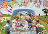 Country Truck In Spring | Cobble Hill | 500 Pieces | Jigsaw Puzzle - Puzzles +