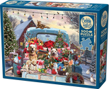 Country Truck In Winter | Cobble Hill | 500 Pieces | Jigsaw Puzzle - Puzzles +