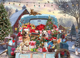 Country Truck In Winter | Cobble Hill | 500 Pieces | Jigsaw Puzzle - Puzzles +