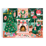 Cozy By The Fireplace - Carla Ellis | Galison | 1000 Pieces | Jigsaw Puzzle - Puzzles +