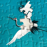 Crane | Botop Blackcard | 1000 Piece Puzzle | Jigsaw Puzzle - Puzzles +