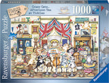 Crazy Cats... Afternoon Tea Tiddles - Vintage No.14 | Linda Jane Smith | Ravensburger | 1000 Pieces | Jigsaw Puzzle - Puzzles +