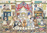 Crazy Cats... Afternoon Tea Tiddles - Vintage No.14 | Linda Jane Smith | Ravensburger | 1000 Pieces | Jigsaw Puzzle - Puzzles +