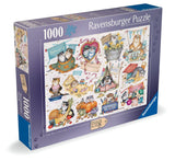 Crazy Cats... Cat's Calendar - Vintage No.18 | Linda Jane Smith | Ravensburger | 1000 Pieces | Jigsaw Puzzle - Puzzles +