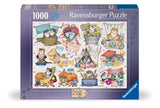 Crazy Cats... Cat's Calendar - Vintage No.18 | Linda Jane Smith | Ravensburger | 1000 Pieces | Jigsaw Puzzle - Puzzles +