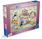 Crazy Cats... Lazy Summer Afternoon - Vintage No.11 | Linda Jane Smith | Ravensburger | 1000 Pieces | Jigsaw Puzzle - Puzzles +