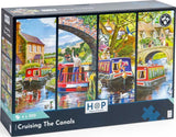 Cruising the Canals | House Of Puzzles | 4 X 500 Pieces | Jigsaw Puzzle - Puzzles +