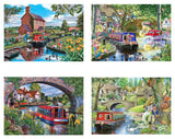Cruising the Canals | House Of Puzzles | 4 X 500 Pieces | Jigsaw Puzzle - Puzzles +
