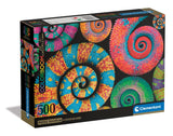 Curly Tails | Colourbloom Collection | Clementoni | 500 Pieces | Jigsaw Puzzle - Puzzles +