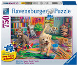 Cute Crafters | Ravensburger | 750 Extra Large Pieces | Jigsaw Puzzle - Puzzles +