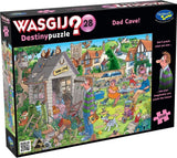 Dad's Cave! - Destiny No.28 | Wasgij? | Holdson | 1000 Pieces | Jigsaw Puzzle - Puzzles +