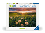Dandelions at Sunset | Nature Edition No.20 | Ravensburger | 500 Pieces | Jigsaw Puzzle - Puzzles +