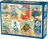 Day At The Beach - Jane Maday | Cobble Hill | 500 Pieces | Jigsaw Puzzle - Puzzles +
