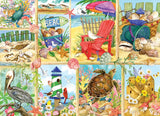 Day At The Beach - Jane Maday | Cobble Hill | 500 Pieces | Jigsaw Puzzle - Puzzles +