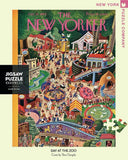 Day At The Zoo - Tibor Gergely | New York Puzzle Company | 1000 Pieces | Jigsaw Puzzle - Puzzles +