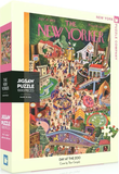 Day At The Zoo - Tibor Gergely | New York Puzzle Company | 1000 Pieces | Jigsaw Puzzle - Puzzles +