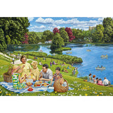Day Out With The Family - Trevor Mitchell | Gibsons | 4 X 500 Pieces | Jigsaw Puzzle - Puzzles +