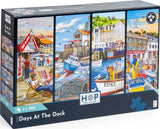 Days at the Dock | House Of Puzzles | 4 X 500 Pieces | Jigsaw Puzzle - Puzzles +