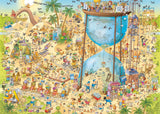 Desert Habitat - Funky Zoo | Marino Degano | Heye | 1000 Pieces | Jigsaw Puzzle - Puzzles +