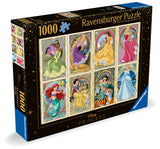 Disney Art Nouveau Princesses | Disney | Ravensburger | 1000 Pieces | Jigsaw Puzzle - Puzzles +