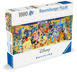 Disney Group Photo | Disney | Ravensburger | 1000 Pieces | Panorama Jigsaw Puzzle - Puzzles +