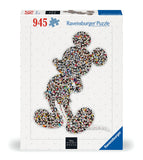 Disney Shaped Mickey | Disney | Ravensburger | 945 Pieces | Jigsaw Puzzle - Puzzles +