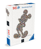 Disney Shaped Mickey | Disney | Ravensburger | 945 Pieces | Jigsaw Puzzle - Puzzles +