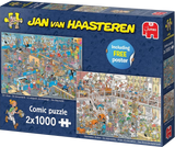 DIY Shop & Renovation Project | Jan van Haasteren | Jumbo | 2 X 1000 Pieces | Jigsaw Puzzle - Puzzles +