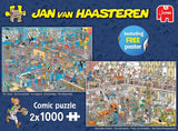 DIY Shop & Renovation Project | Jan van Haasteren | Jumbo | 2 X 1000 Pieces | Jigsaw Puzzle - Puzzles +