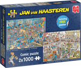 DIY Shop & Renovation Project | Jan van Haasteren | Jumbo | 2 X 1000 Pieces | Jigsaw Puzzle - Puzzles +