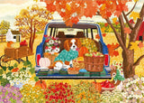 Dog In The Car - Shanya Bharti | Magnolia | 1000 Pieces | Jigsaw Puzzle - Puzzles +