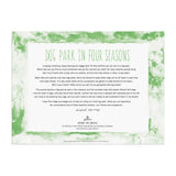 Dog Park In Four Seasons - Michael Storrings | Galison | 1000 Pieces | Jigsaw Puzzle - Puzzles +
