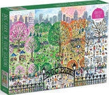 Dog Park In Four Seasons - Michael Storrings | Galison | 1000 Pieces | Jigsaw Puzzle - Puzzles +