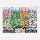 Dog Park In Four Seasons - Michael Storrings | Galison | 1000 Pieces | Jigsaw Puzzle - Puzzles +