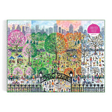 Dog Park In Four Seasons - Michael Storrings | Galison | 1000 Pieces | Jigsaw Puzzle - Puzzles +