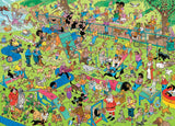 Dog Parkour | Jan van Haasteren | Jumbo | 1000 Pieces | Jigsaw Puzzle - Puzzles +