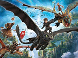 Dragons | How To Train Your Dragon | Ravensburger | 150 XXL Pieces | Jigsaw Puzzle - Puzzles +