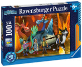 Dragons: The Nine Realms | How To Train Your Dragon | Ravensburger | 100 XXL Pieces | Jigsaw Puzzle - Puzzles +