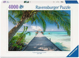 Dream Beach In The Maldives | Ravensburger | 4000 Pieces | Jigsaw Puzzle - Puzzles +