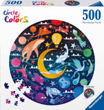 Dreams - Circle Of Colours | Ravensburger | 500 Pieces | Circular Jigsaw Puzzle - Puzzles +