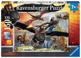 Easily Tamed Dragons | How To Train Your Dragon | Ravensburger | 150 XXL Pieces | Jigsaw Puzzle - Puzzles +